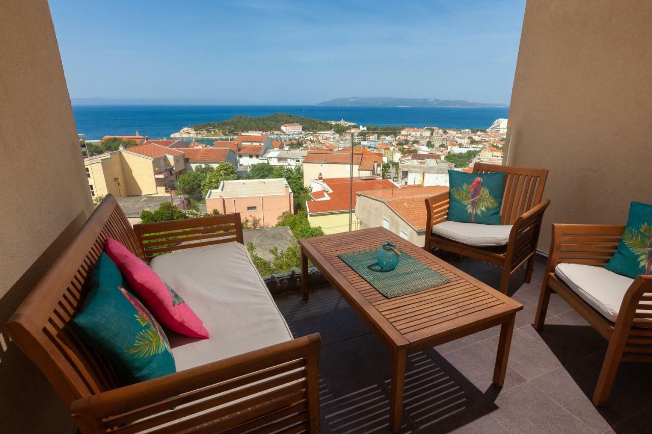 Anicas Panoramic Sea Weue Apartment Makarska Luaran gambar